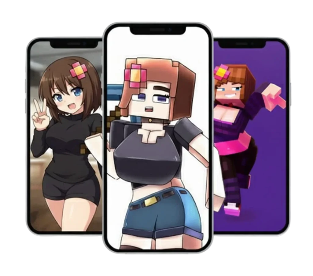 Jenny Mod for Minecraft - In-game companion character showcase